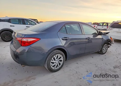 2017 Toyota Corolla L z USA, uszkodzony, nr VIN 5YFBURHE0HP632385